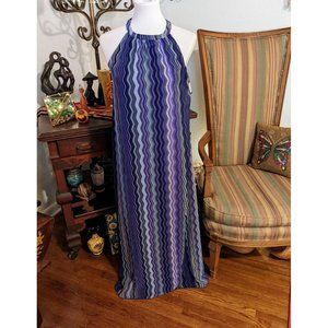 2012 W/Tags Mossimo Purple Halter Maxi Dress Size XS